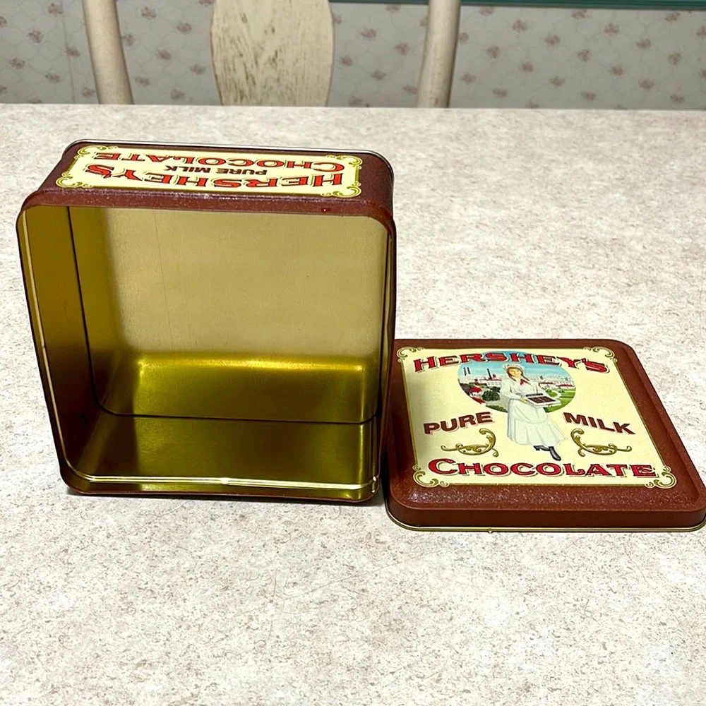 VINTAGE EDITION #2 HERSHEY’S PURE MILK CHOCOLATE” METAL TIN